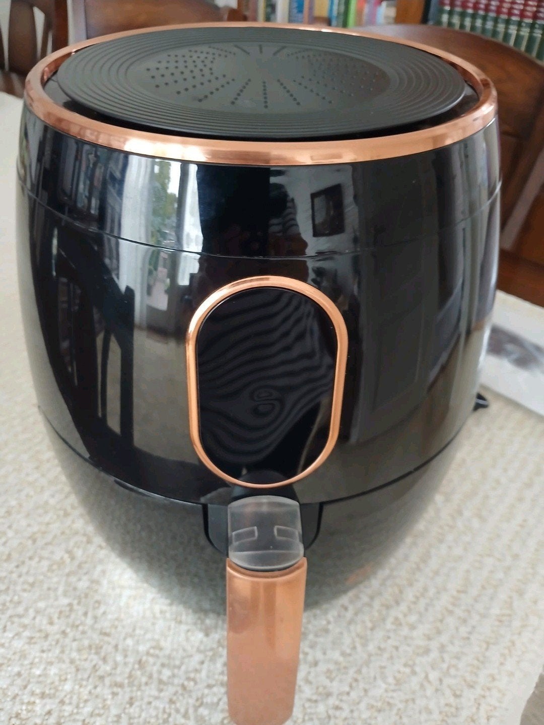 BerlingerHaus BH-9035 Airfryer - Zwart/Koper, Ophalen of Verzenden, Zo goed als nieuw, Airfryer