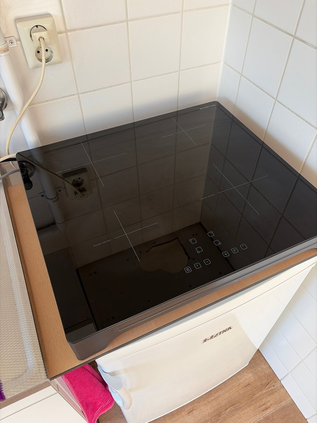 Inventum VKI6010ZWA Inductiekookplaat - Zo goed als nieuw, Witgoed en Apparatuur, Kookplaten, Ophalen, 4 kookzones, Zo goed als nieuw