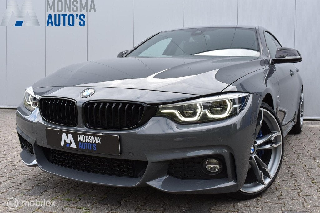 BMW 430i Gran Coupé M-Sport Grigio Telesto HUD 360°Cam H/K, Auto's, BMW, Automaat, Achterwielaandrijving, Gebruikt, 4 cilinders