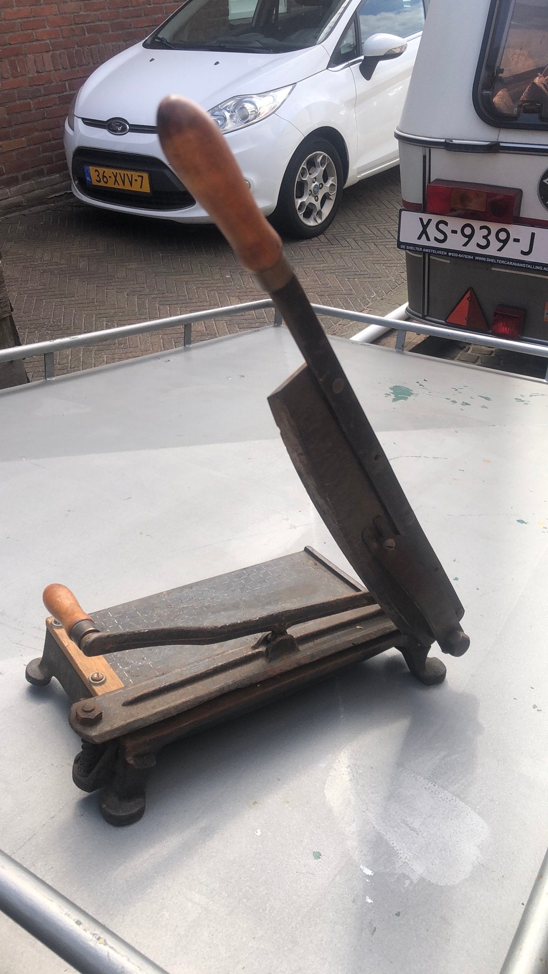 Antieke papierknipper snijder, Ophalen of Verzenden