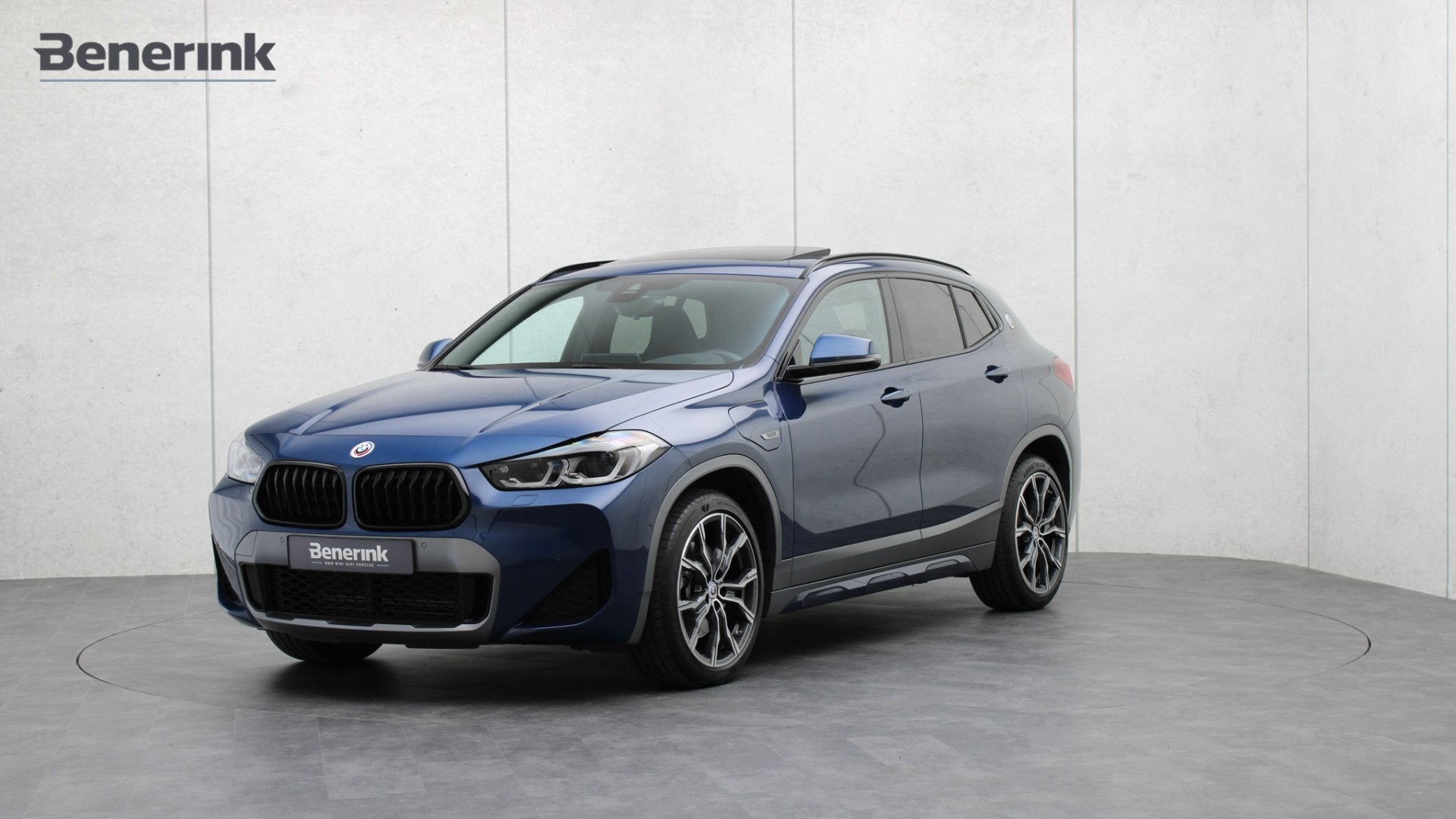 BMW X2 xDrive25e High Executive M-Sport X | Head-up | Panora, Auto's, 12 maanden, X2, Gebruikt, Blauw