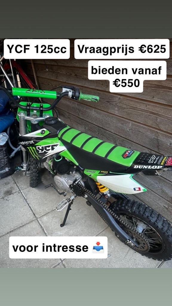 YCF 125cc Pitbike - BIEDEN VANAF €550, Fietsen en Brommers, Ophalen, Gebruikt, Overige merken