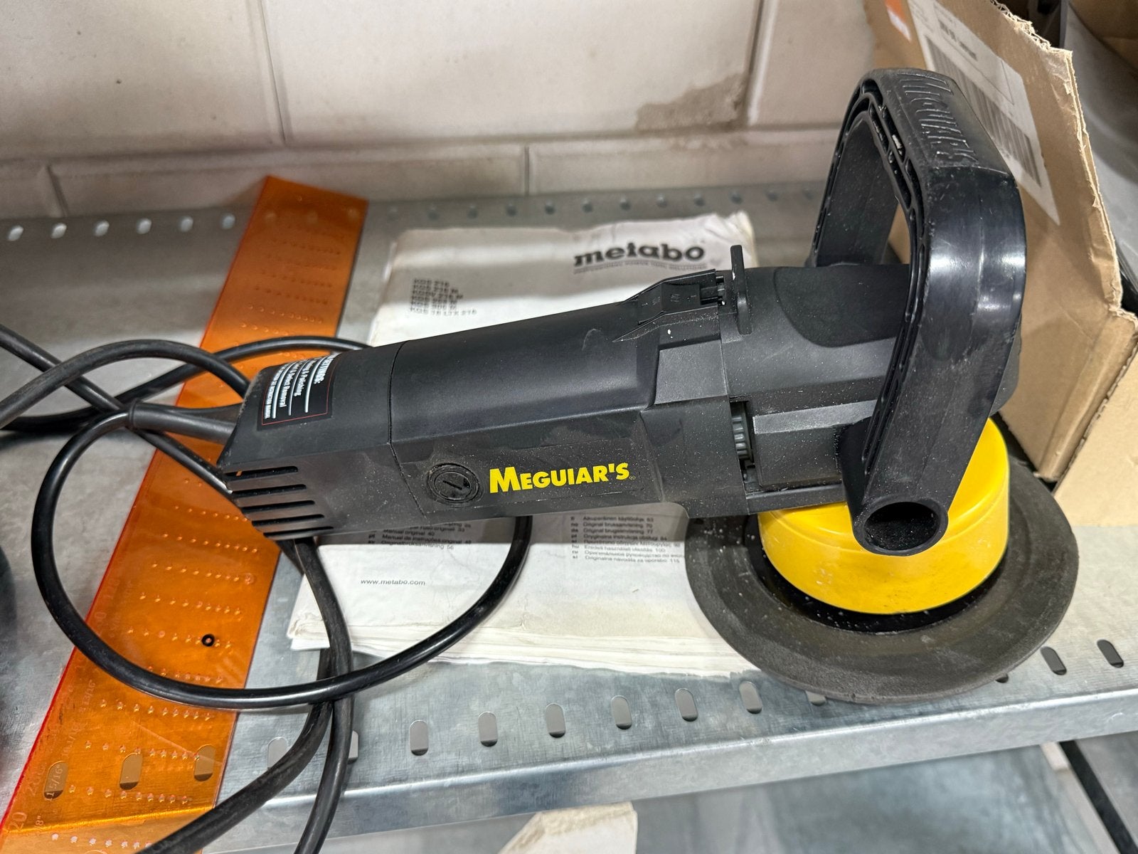 Meguiar's Dual Action Polijstmachine met Tas, Ophalen of Verzenden, Gebruikt