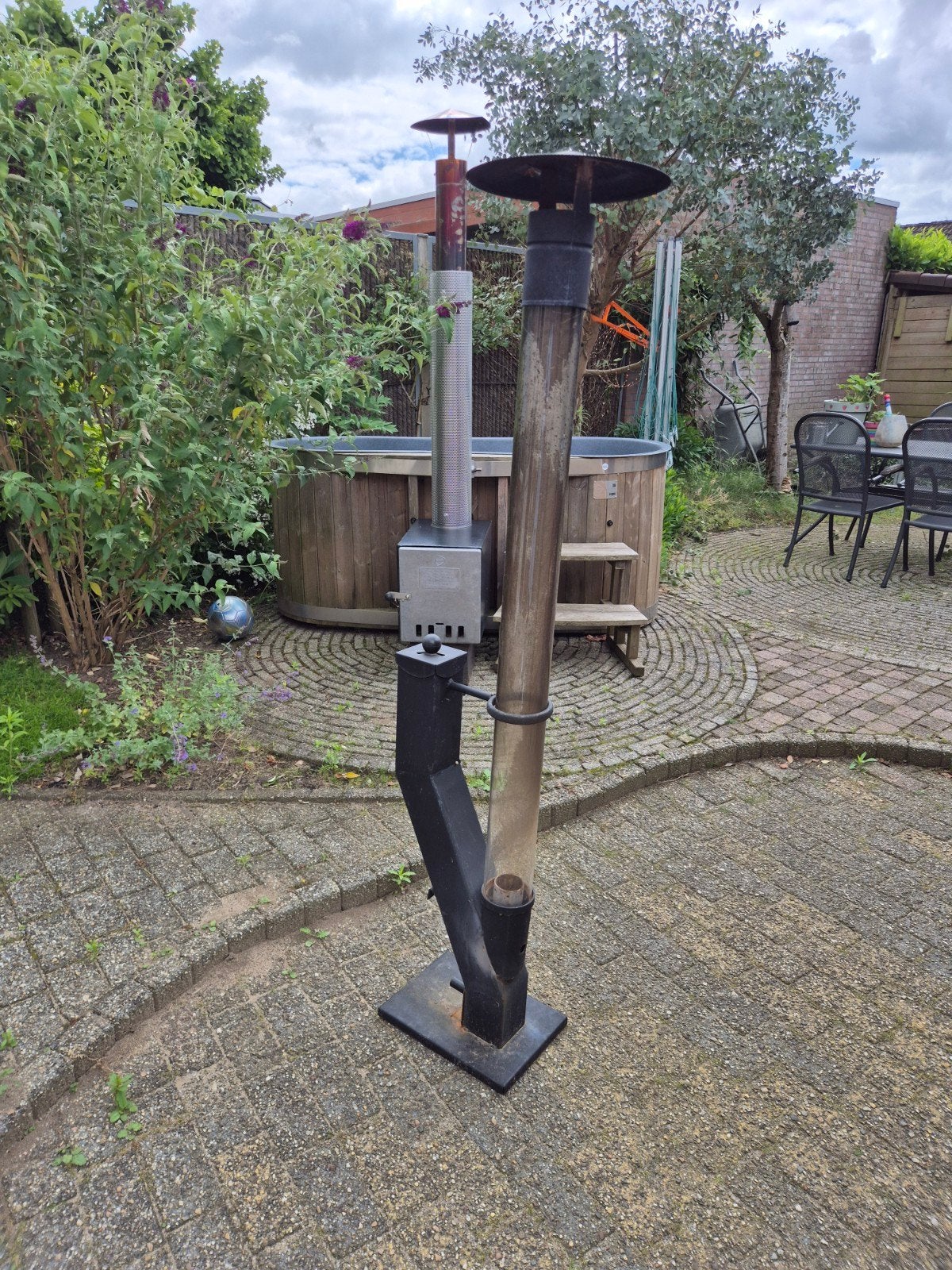 Rocket Stove - Efficiënte buitenkachel, Tuin en Terras, Ophalen of Verzenden, Gebruikt