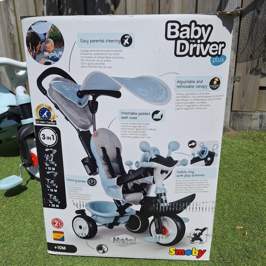 Smoby Baby Driver 3 in 1., Ophalen, Zo goed als nieuw