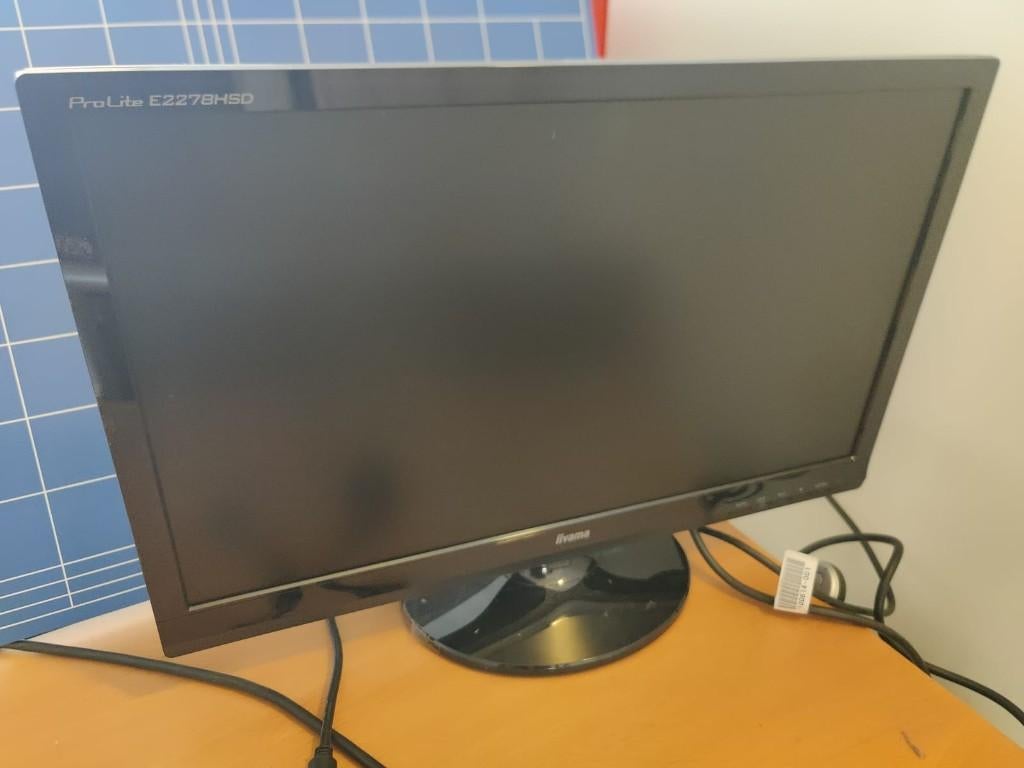 IIYAMA monitor, Gebruikt, Full HD, Info@ictleskisten.nl, 21,5