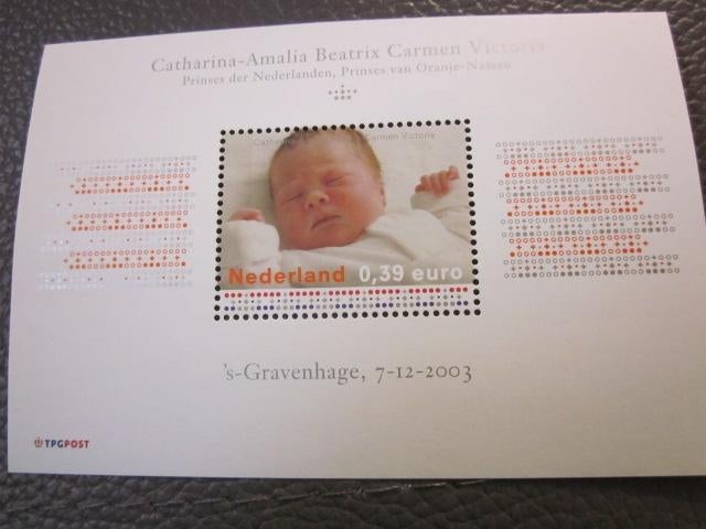 NIEUW/ geboorte prinses Amalia/ Catharina-Amalia Beatrix C, Ophalen of Verzenden, Na 1940, Postfris