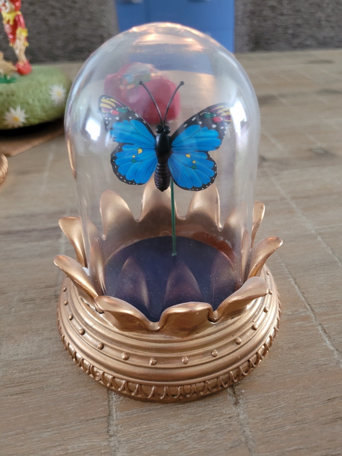 Efteling Symbolica Vlinder onder stolp, Ophalen of Verzenden, Zo goed als nieuw, Beeldje of Poppetje