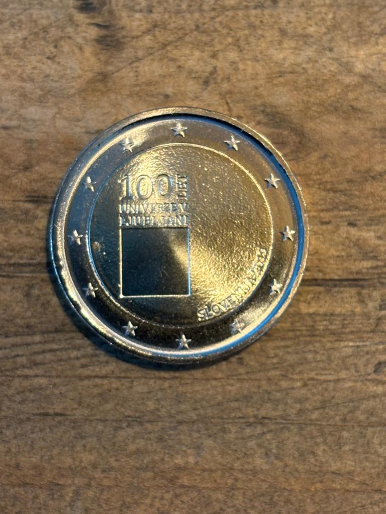 Slovenië 2 Euro "Universiteit" 2019 UNC, Ophalen of Verzenden, Slovenië, 2 euro