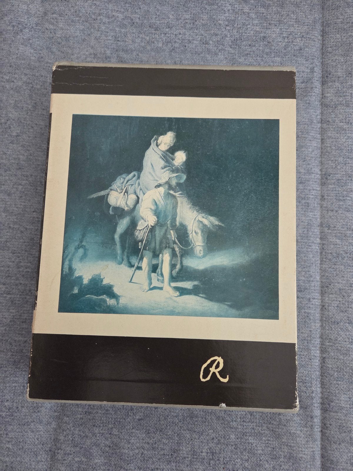 Rembrandt Bijbel met stofomslag - 23x18x5 cm, Ophalen of Verzenden, Rembrandt