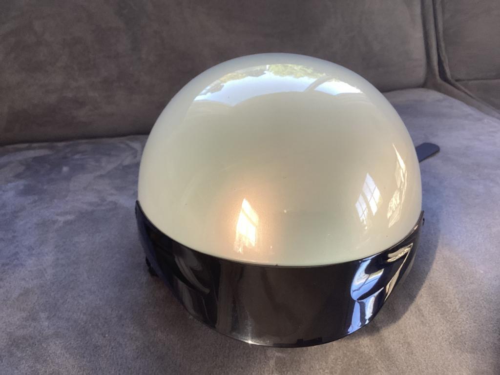 Harley Davidson helm. Parelmoer kleur maat xxs, Ophalen of Verzenden, Tweedehands, Overige typen