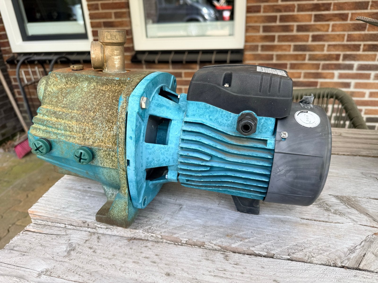 LEO AJM90A3 Hydrofoorpomp - Defect, Ophalen, Gebruikt, Elektrisch, Hydrofoorpomp