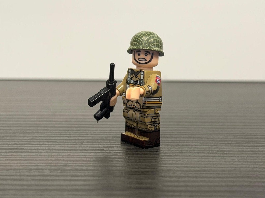 WW2 US 82nd Airborne Minifig – Minifigure, Verzenden, Luchtmacht, Amerika, Miniatuur of Beeldje