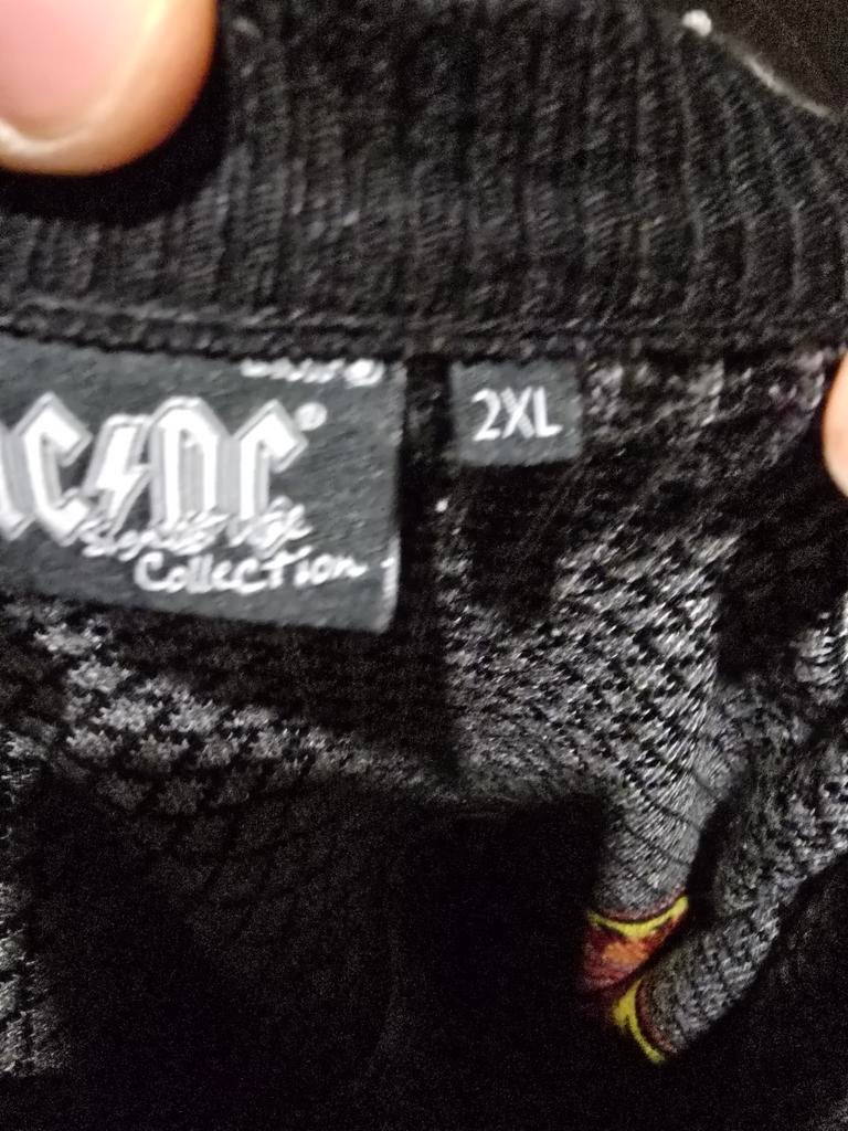 AC/DC Kersttrui XXL - Rock de feestdagen!, Zwart, AC/DC, Overige maten, Ophalen of Verzenden