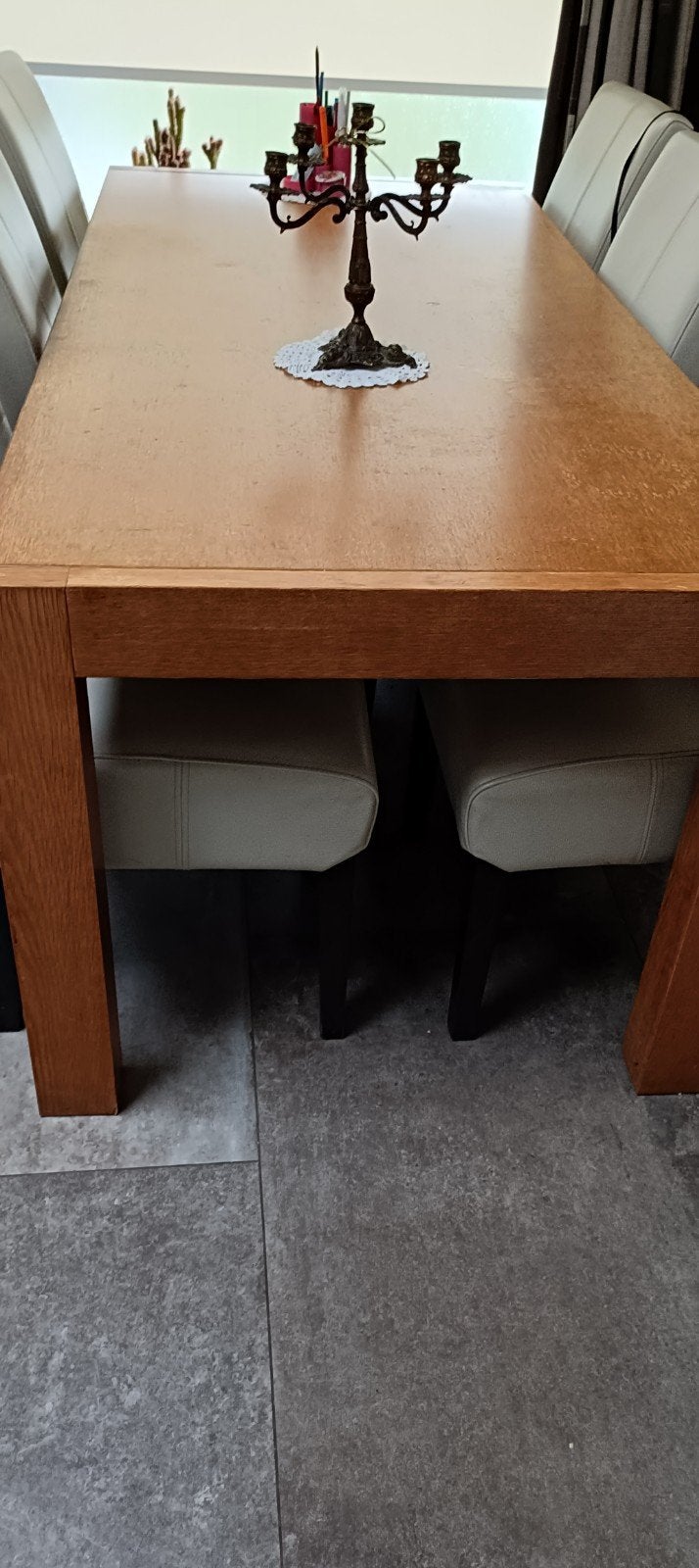 eettafel, Huis en Inrichting, Gebruikt, Vijf personen of meer, 150 tot 200 cm, Rechthoekig