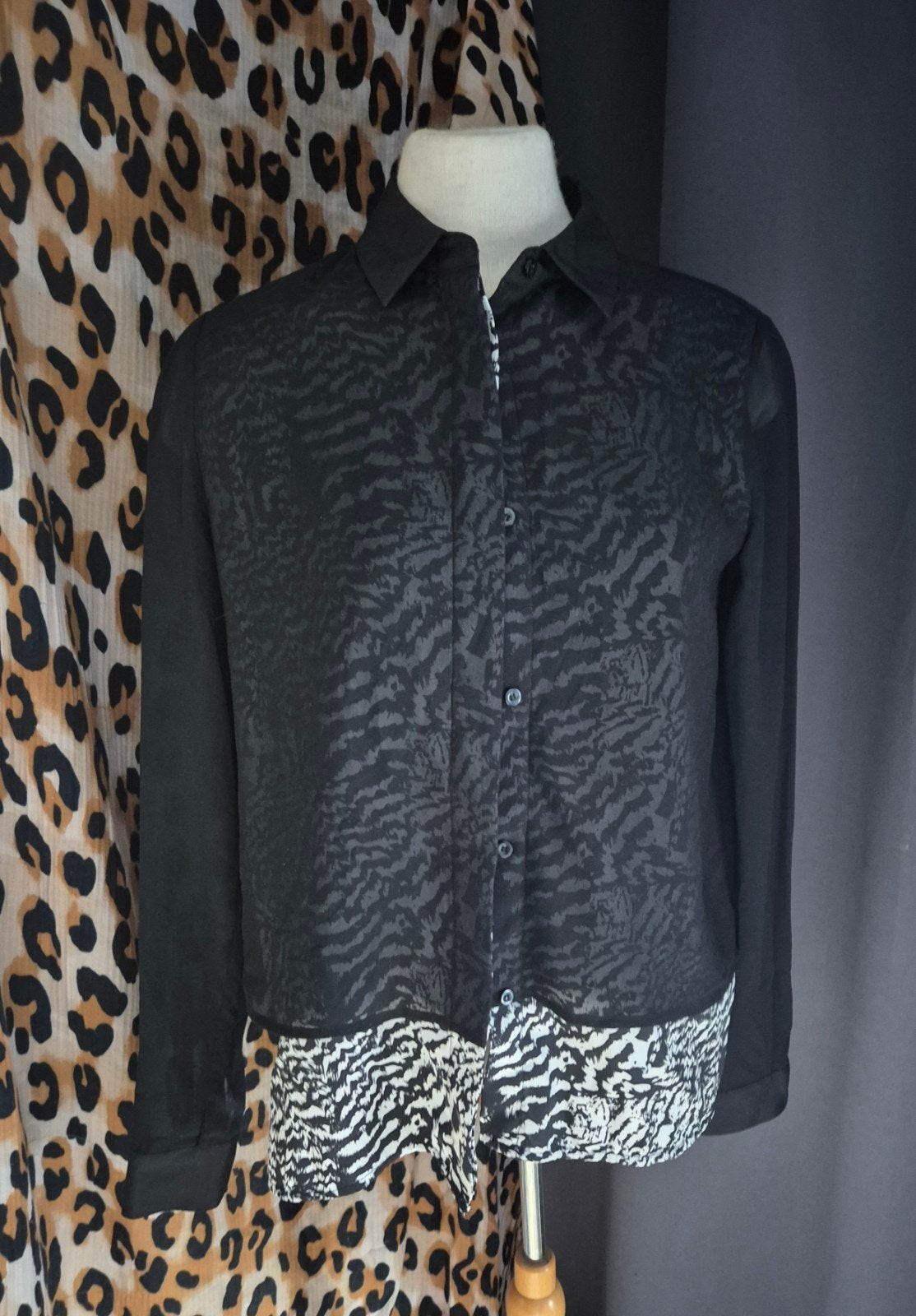 Blouse 36, Kleding | Dames, Supertrash, Verzenden, Zwart, Zo goed als nieuw