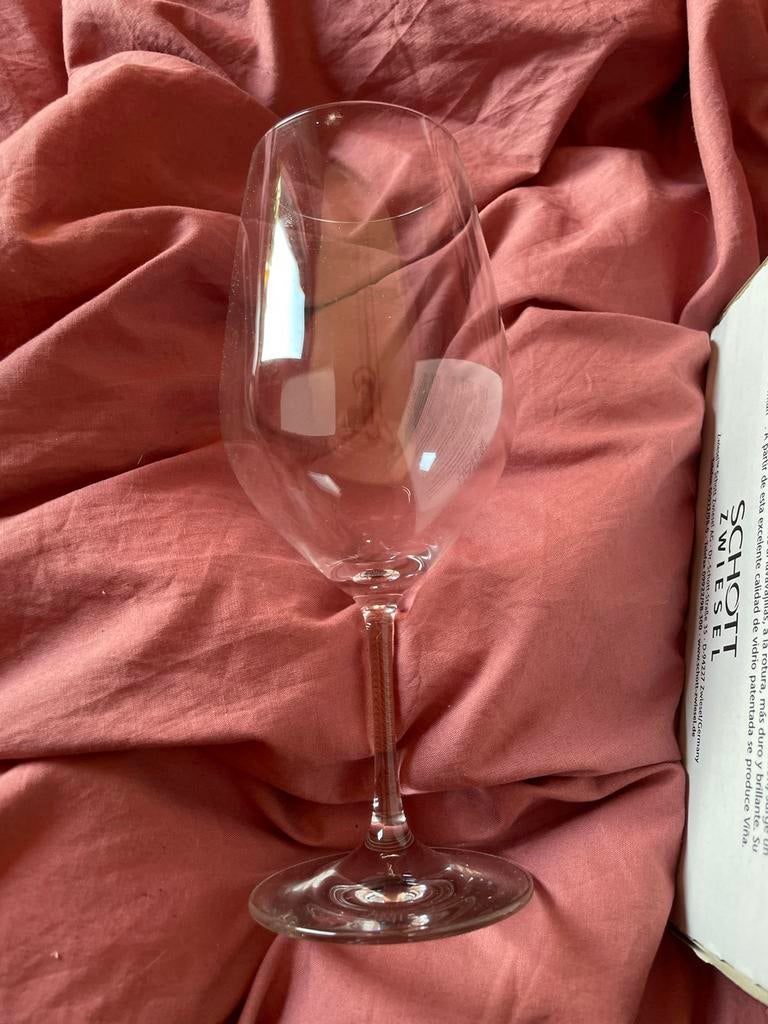 Set van 6 Schott Zwiesel Vina wijnglazen, Ophalen, Glas of Glazen, Effen, Glas
