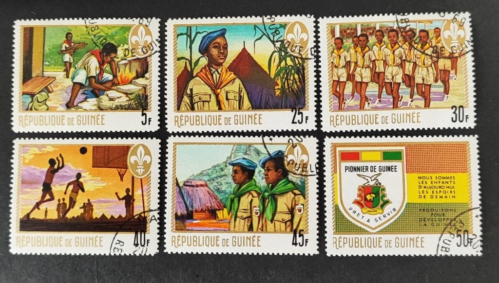 Guinee 080610 Jamboree, Verzenden, Guinee, Gestempeld