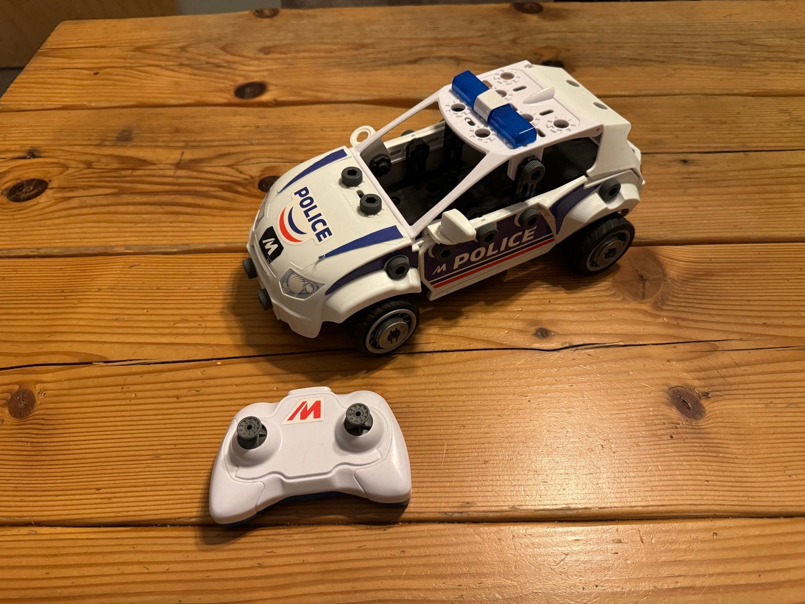 Mecano Bestuurbare Politieauto RC, Elektro, Gebruikt, Ophalen of Verzenden, Auto onroad