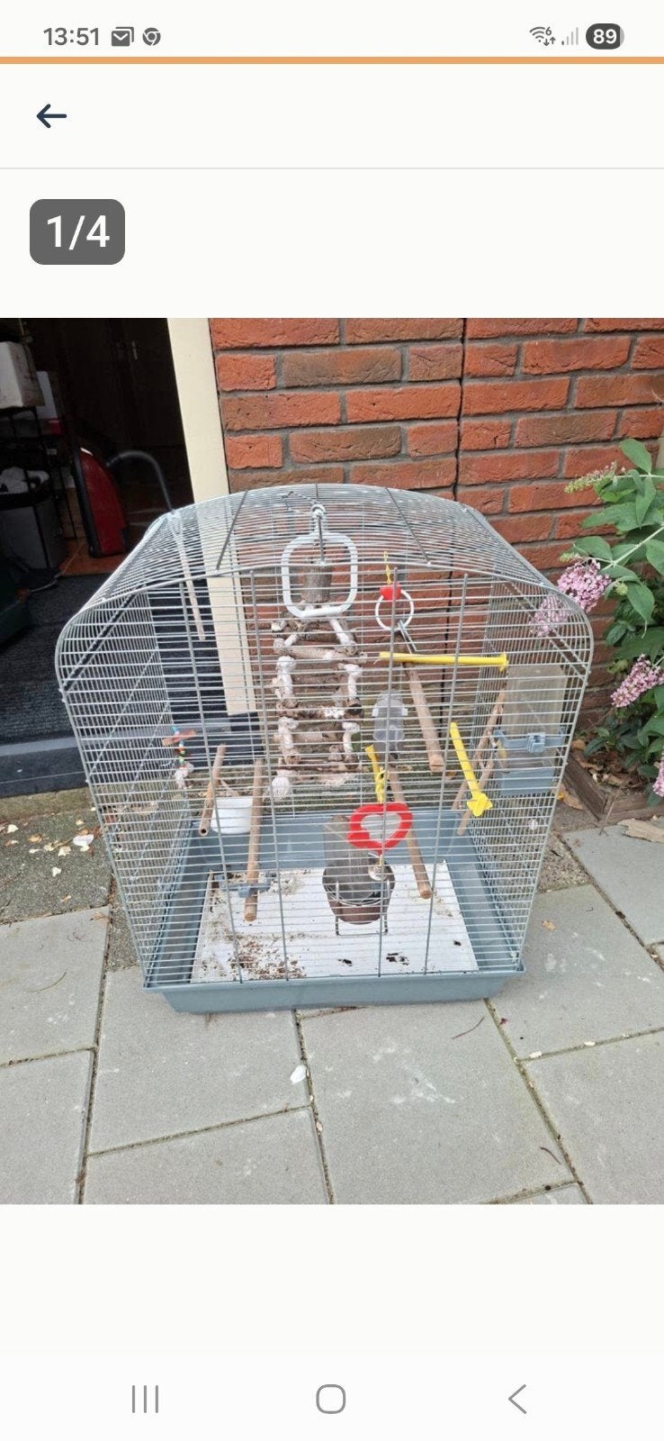 grote Vogelkooi, Ophalen of Verzenden, Zo goed als nieuw, Metaal, Vogelkooi