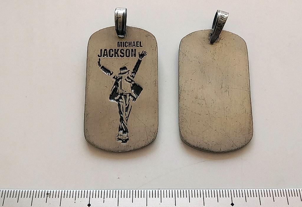 Michael Jackson leuke gegraveerde hanger voor aan ketting, Verzenden, Nieuw, Overige typen