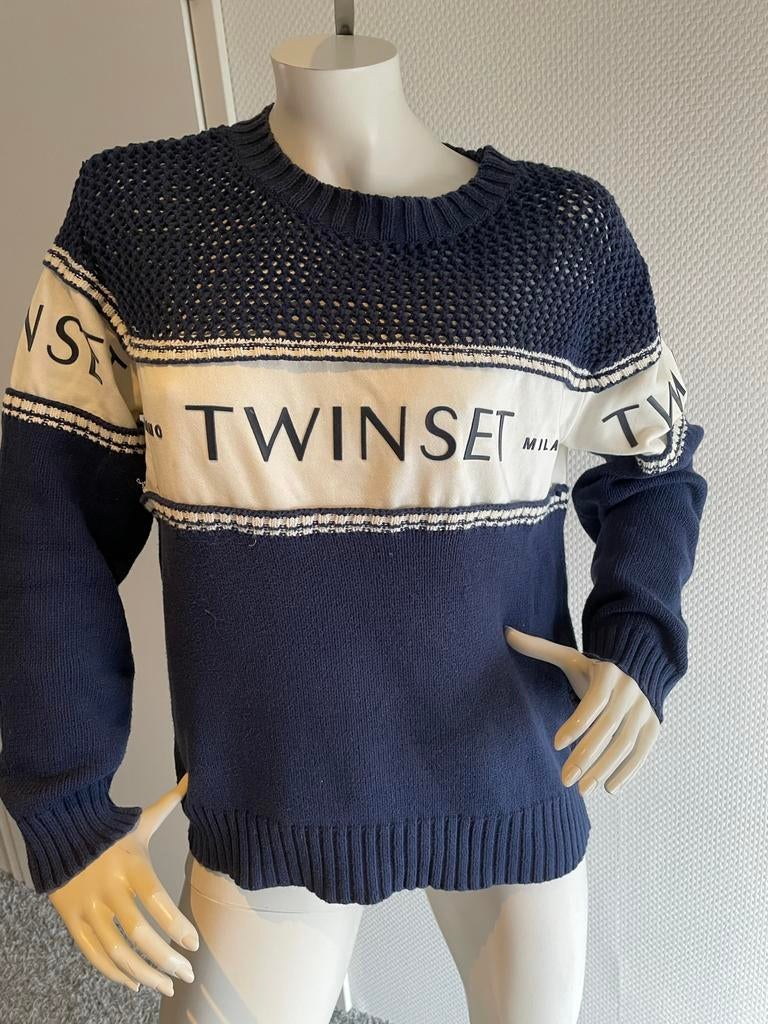 Twinset trui maat s zgan, Blauw, ., Ophalen of Verzenden, Zo goed als nieuw