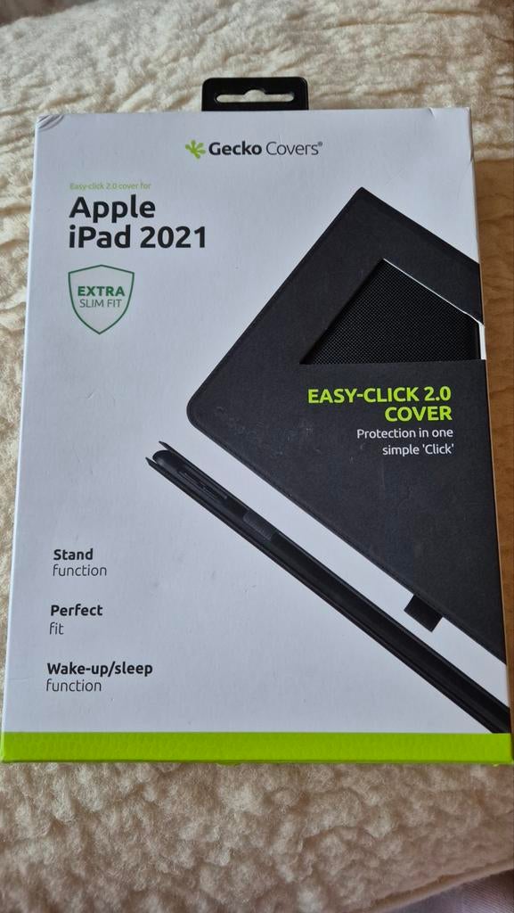 Apple Gecko Covers iPad 2021 hoes nieuw in verpakking, 10 inch, Nieuw, Bescherming voor- en achterkant, Ophalen of Verzenden
