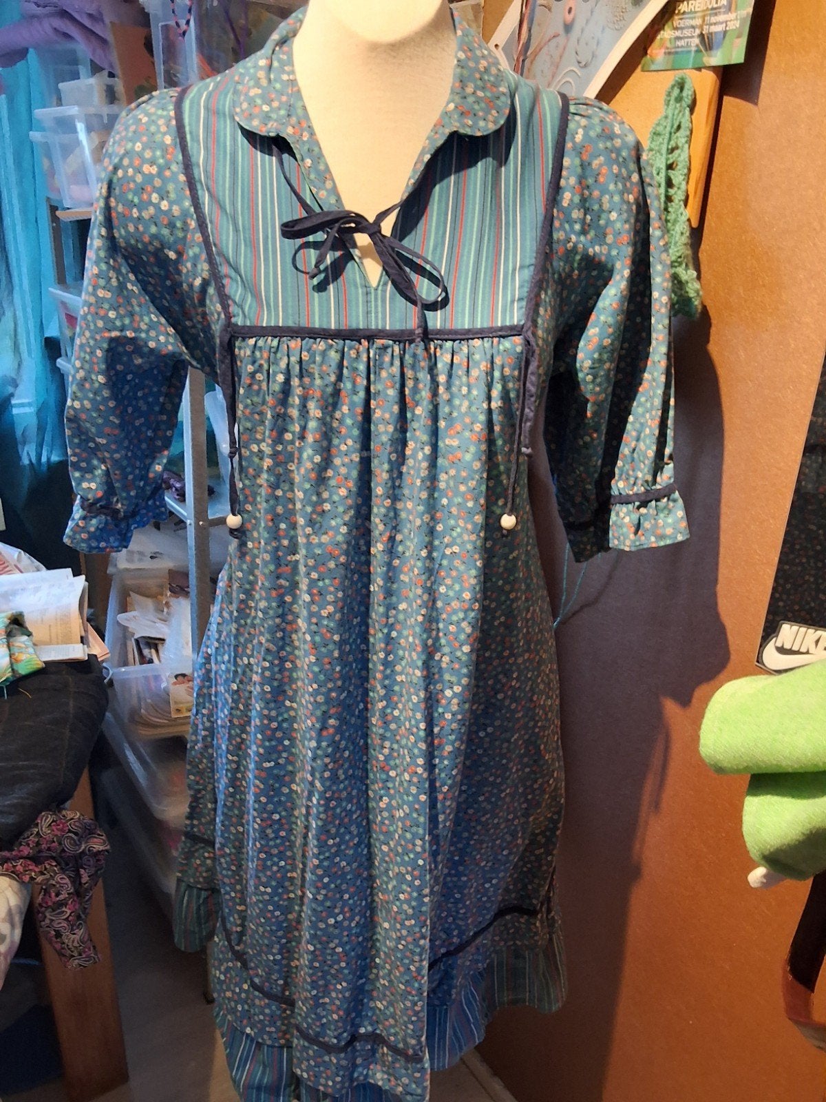 Vintage C&A jurk jaren 70/80, Ophalen of Verzenden, Zo goed als nieuw, Jurk