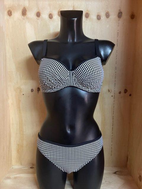 Prima donna bikini maat 70e met rio slip 36 atlas, Verzenden, Nieuw, Zwart, Bikini