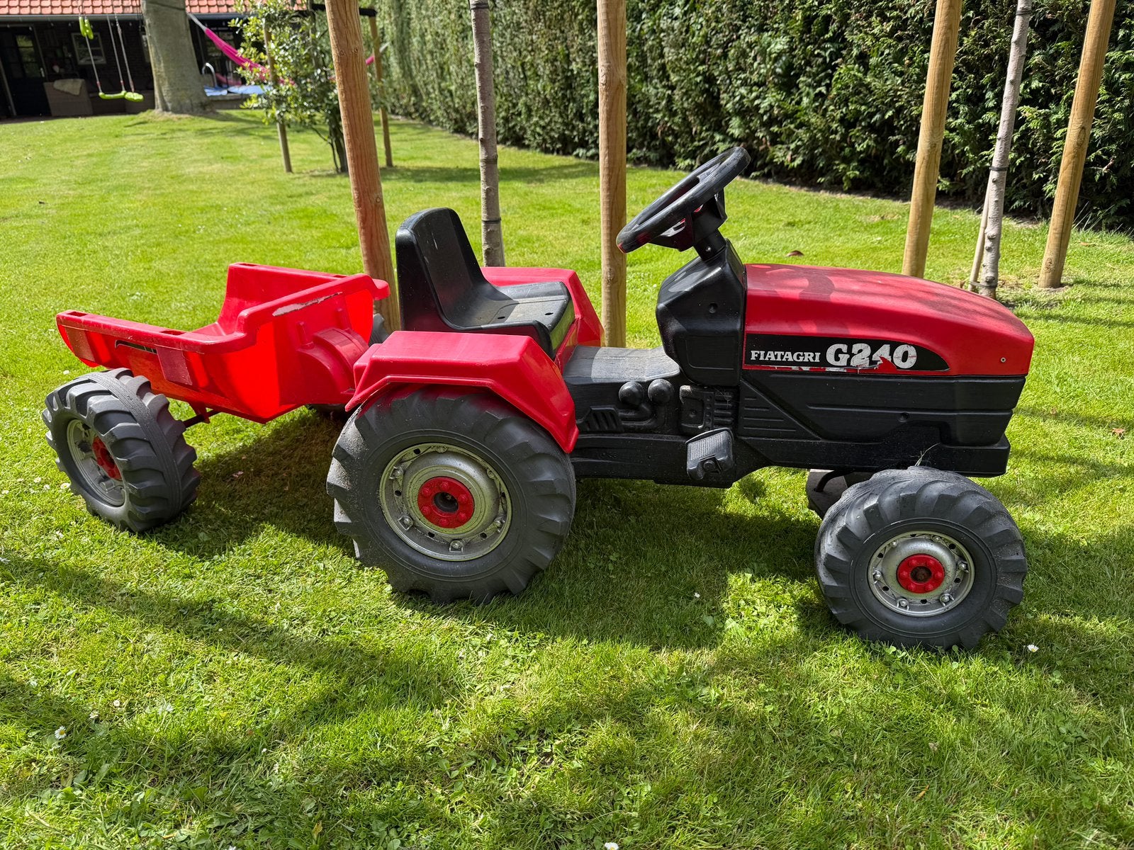 Trap tractor mer aanhanger, Ophalen, Gebruikt, Overige merken