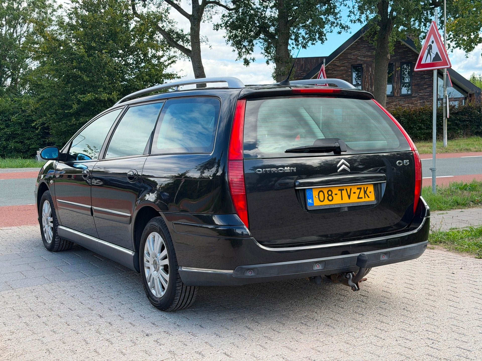 Citroen C5 Break 2.0-16V Ligne Business Airco Cruise Luchtve, Auto's, Citroën, Gebruikt, 4 cilinders, Zwart, Origineel Nederlands