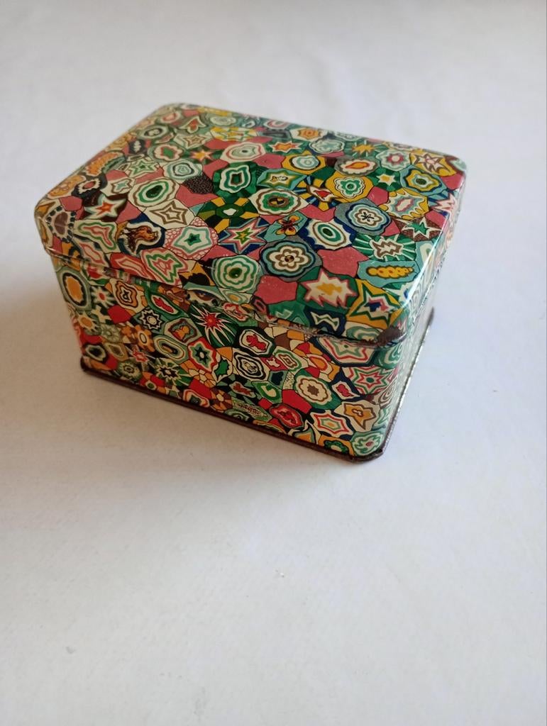 Vintage blikken trommel Leo Meuwese Arnhemse Balletjes, Verzamelen, Blikken, Ophalen of Verzenden, Gebruikt, Overige