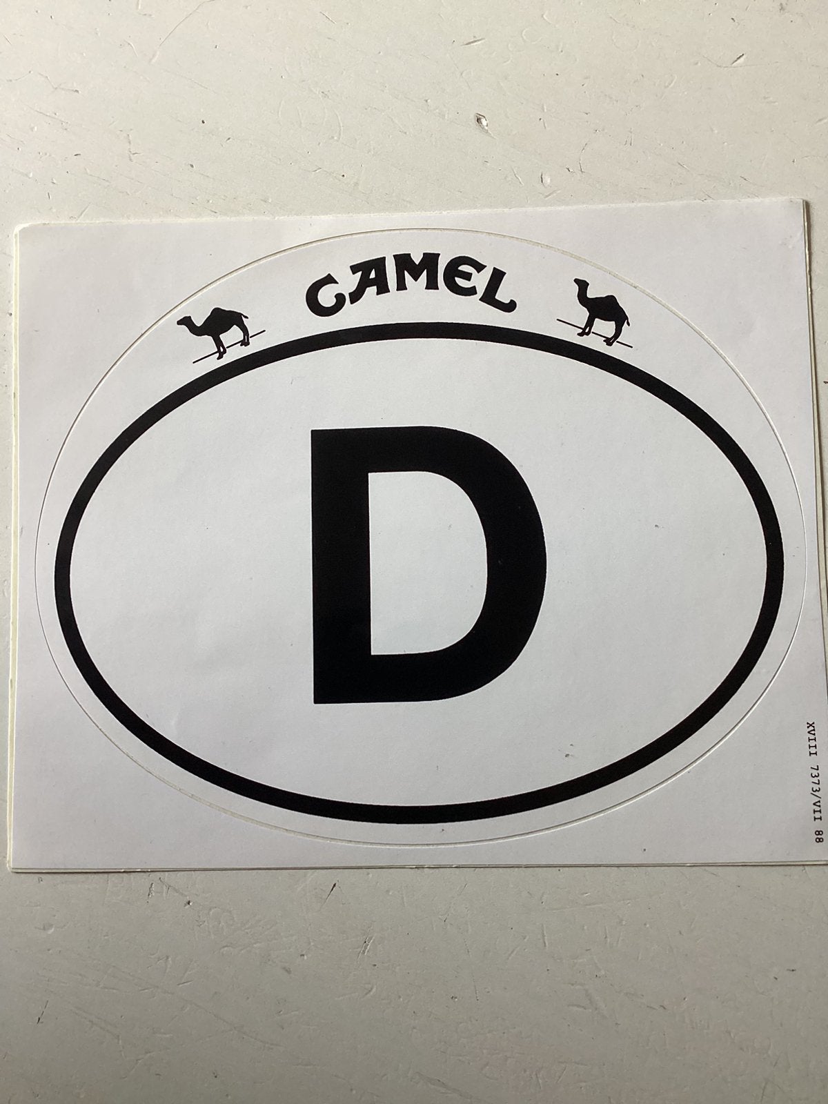 Sticker Duitsland/Camel, Verzenden