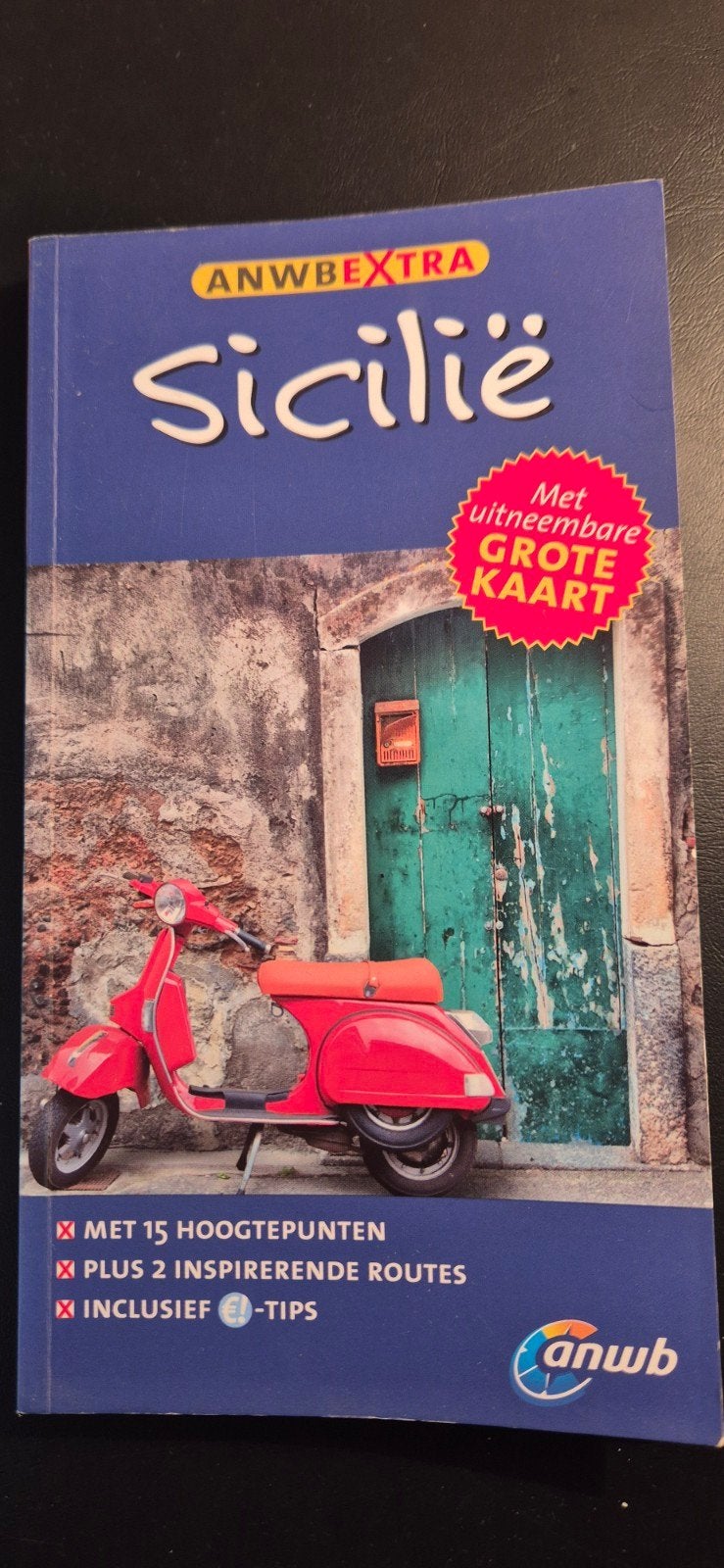 Sicilië ANWB extra reisgids, Boeken, Gelezen, Europa, Ophalen of Verzenden, Reisgids of -boek
