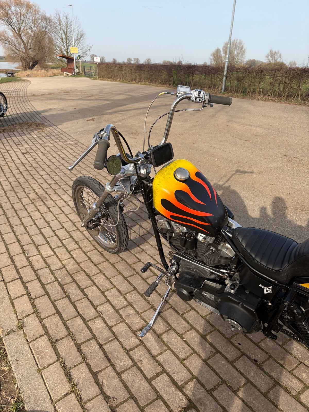 Unieke Chopper, okdskool!, 2 cilinders, Gebruikt, Particulier, Meer dan 35 kW