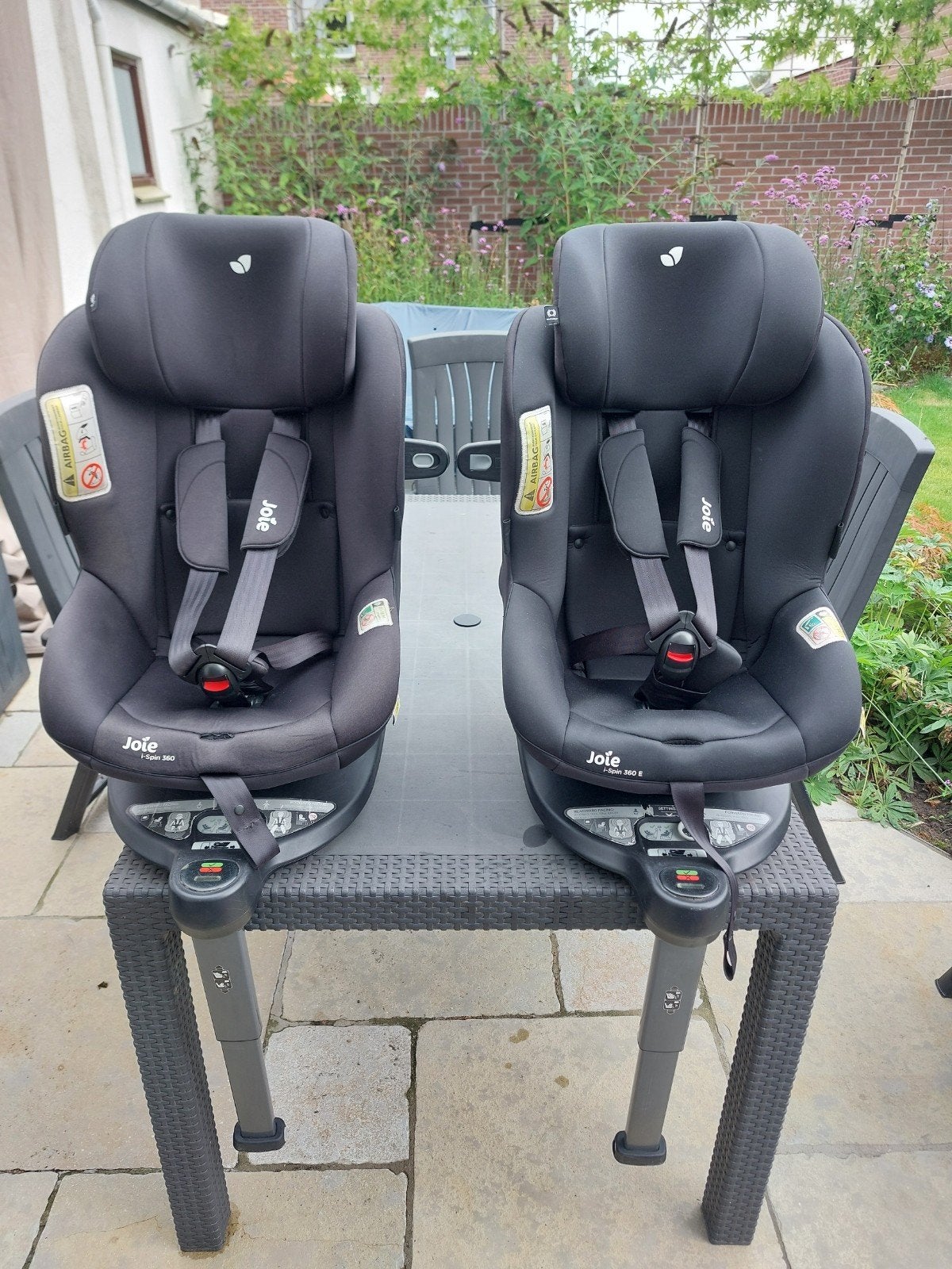 2x Joie i-Spin 360 E autostoel - Zo goed als nieuw, Verstelbare rugleuning, 0 t/m 18 kg, Zo goed als nieuw, Isofix