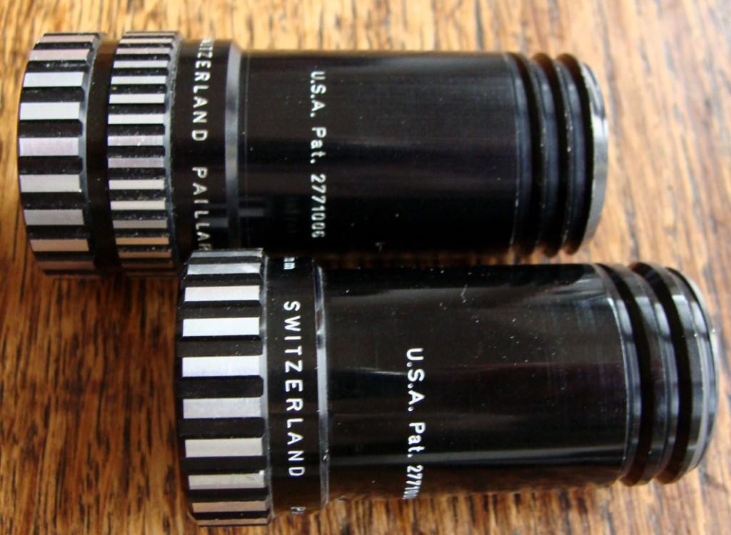 2 PAILLARD-BOLEX HiFi 1:1,3 Projectielenzen voor 8mm Bolex, Ophalen, 8mm film