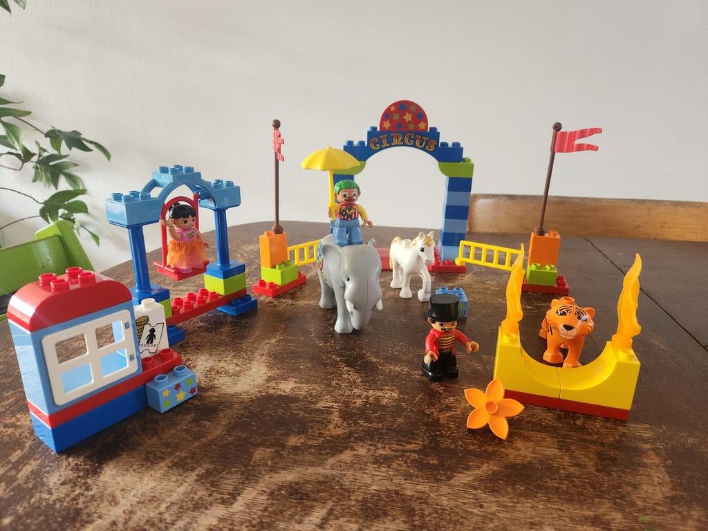 Complete LEGO Duplo Circus Set 10504 - Uren speelplezier!, Ophalen of Verzenden, Duplo