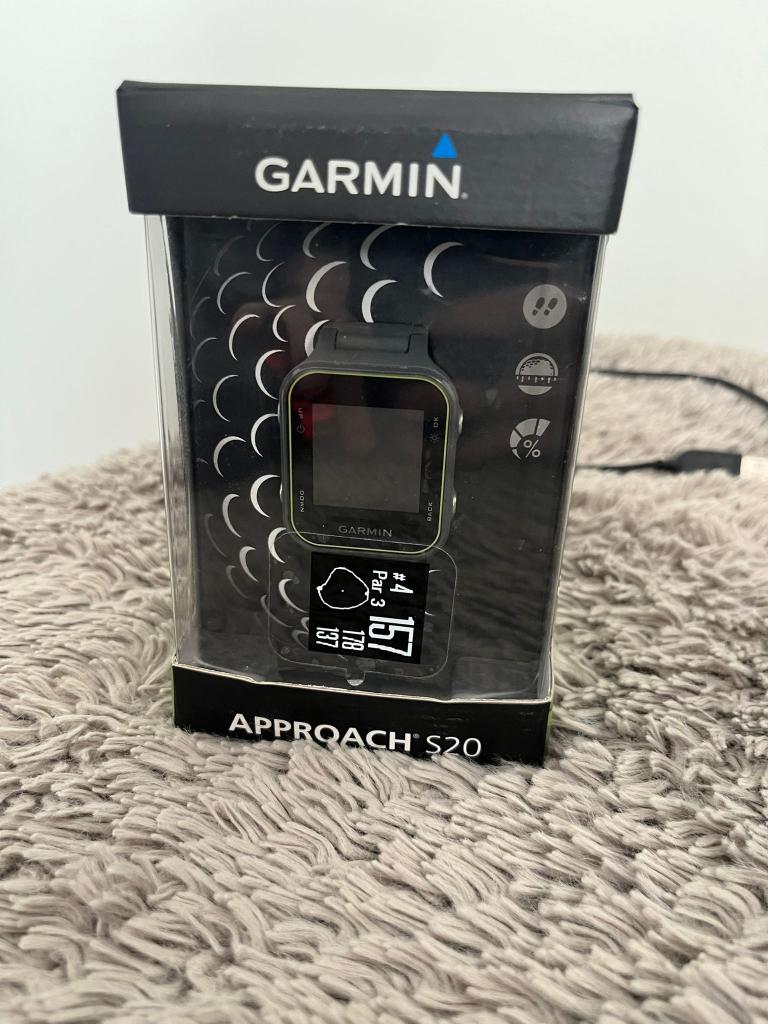 Garmin approach s20 golfhorloge in doos, Ophalen of Verzenden, Zo goed als nieuw, Overige typen, Overige merken