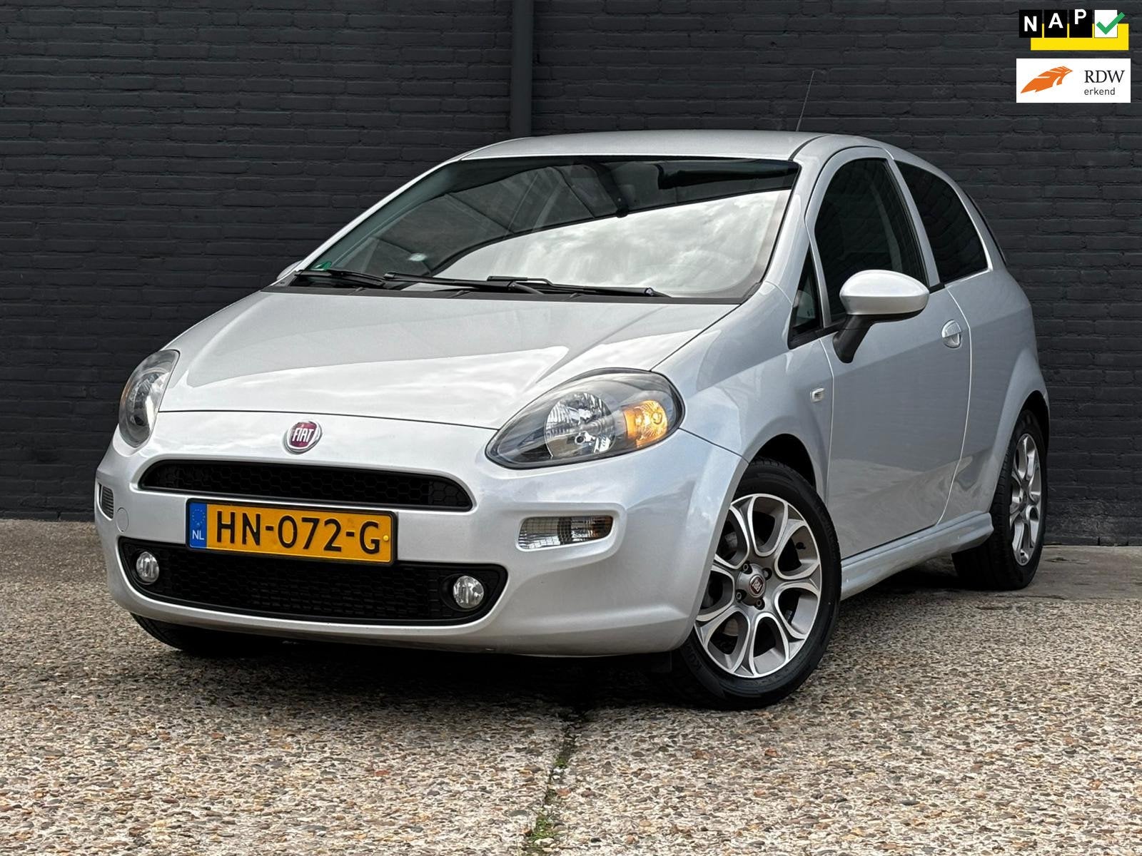 Fiat Punto Evo 1.3 M-Jet Lounge TREKHAAK|AIRCO, Auto's, Voorwielaandrijving, Euro 5, Gebruikt, Zwart