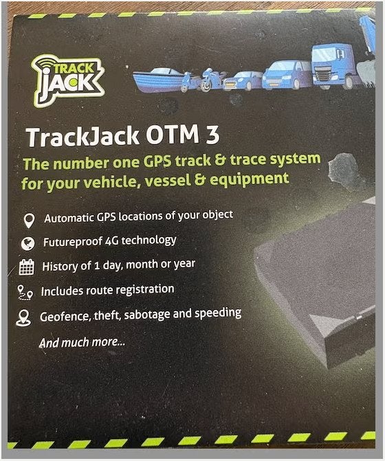 TrackJack OTM 3 GPS tracker, Ophalen of Verzenden, Nieuw