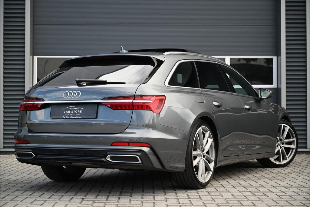 Audi A6 Avant 40 TDI / 3 X S-LINE / PANO / B&O / MEMORY / 36, Auto's, Gebruikt, Euro 6, 2000 kg, Lichtsensor