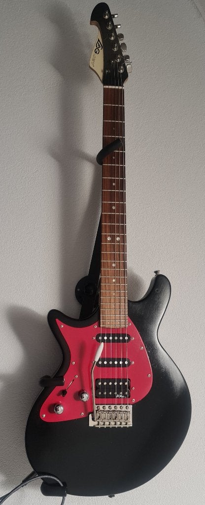LAG jet Linkshandige Electrische Gitaar, Ophalen of Verzenden, Gebruikt, Solid body, Overige merken