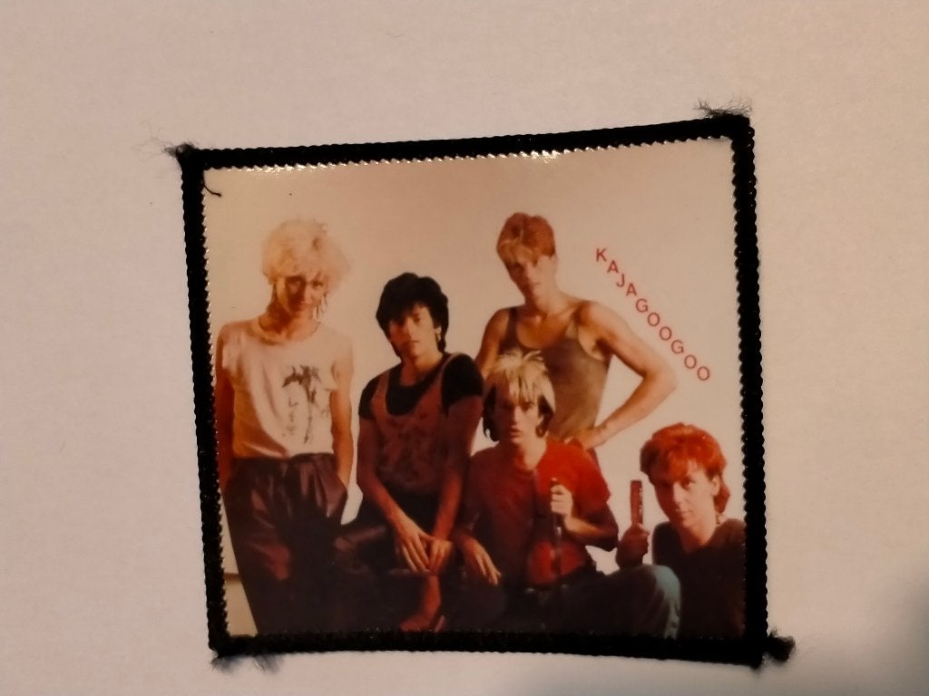 Kajagoogoo vintage pop rock foto patch embleem kleding, Ophalen of Verzenden, Nieuw, Kleding