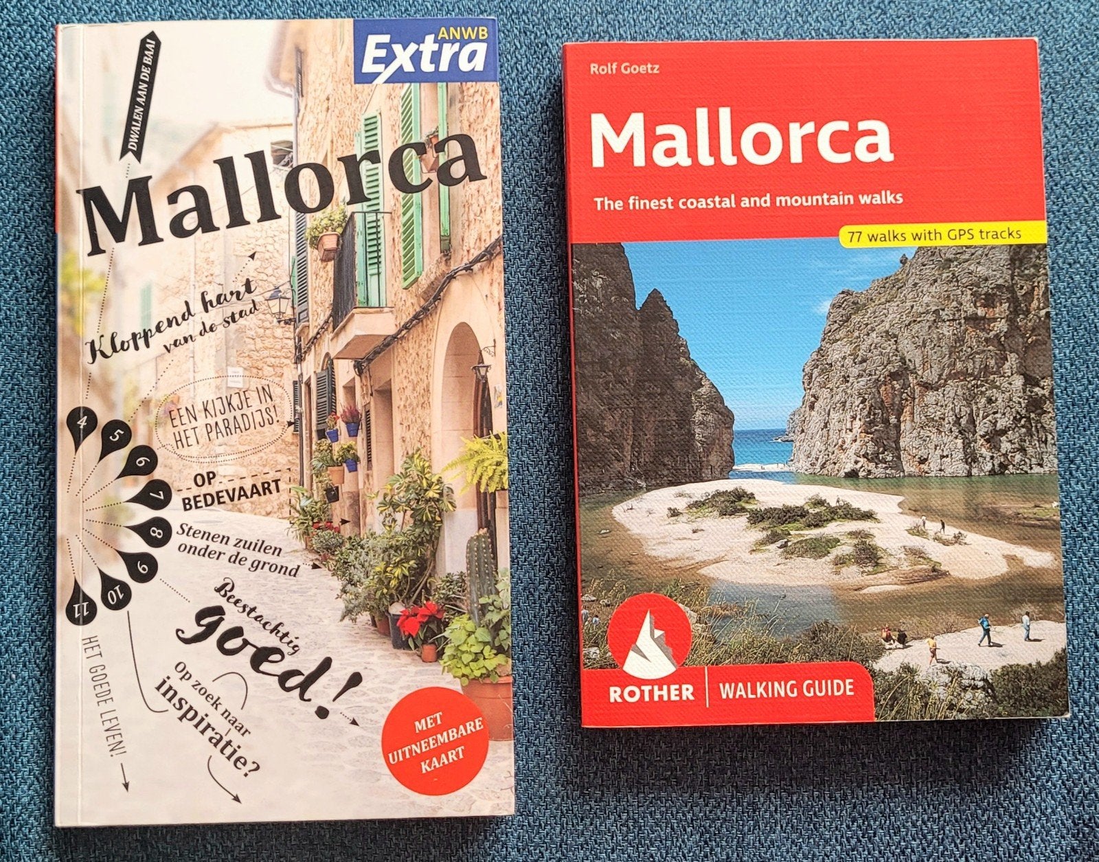 ANWB Extra & Rother walking guide Mallorca, Europa, Ophalen of Verzenden, Zo goed als nieuw, Reisgids of -boek