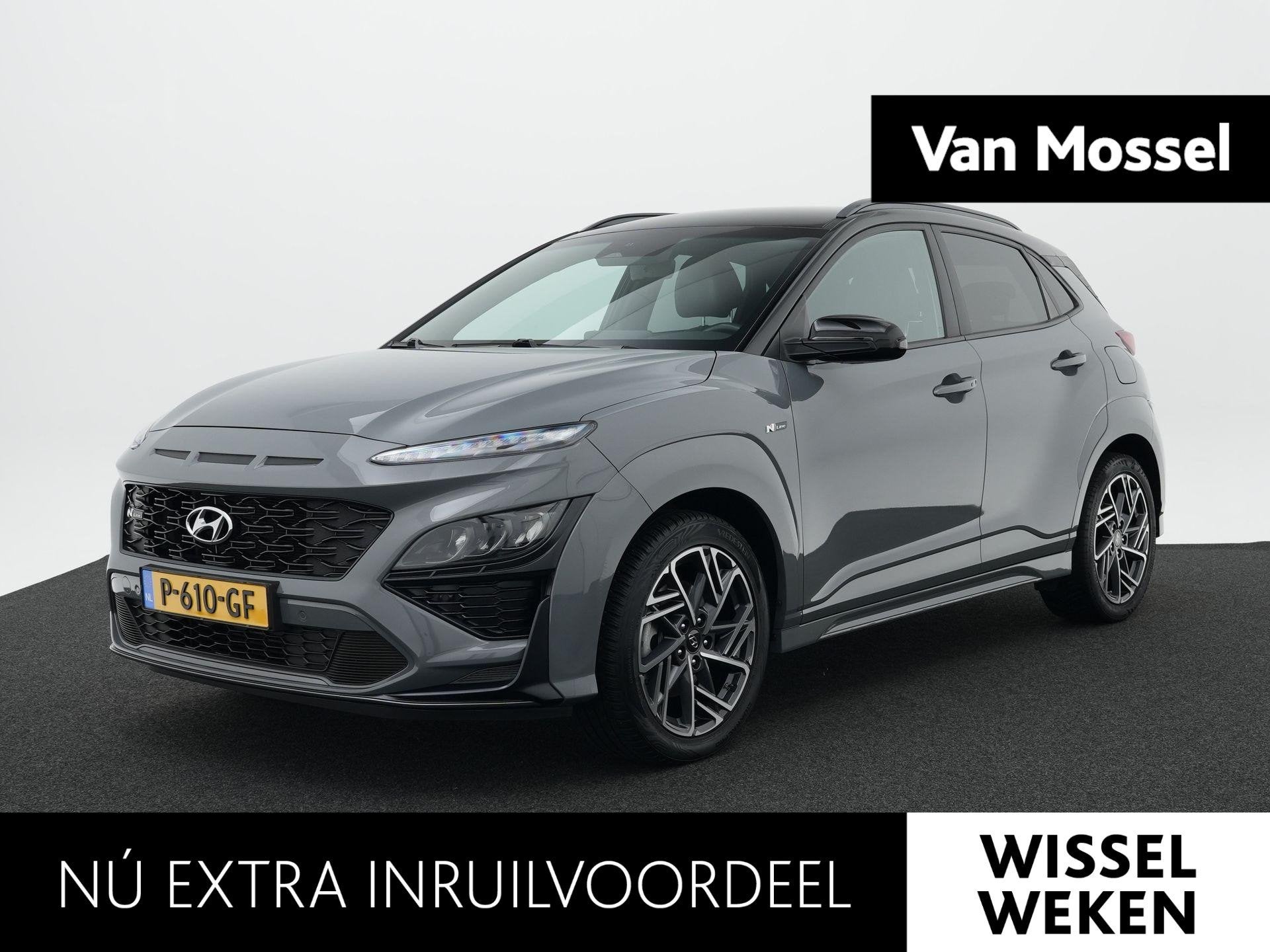 Hyundai Kona 1.0 T-GDI N Line | Achteruitrijcamera | Navigat, Auto's, 12 maanden, Gebruikt, Euro 6, Alcantara
