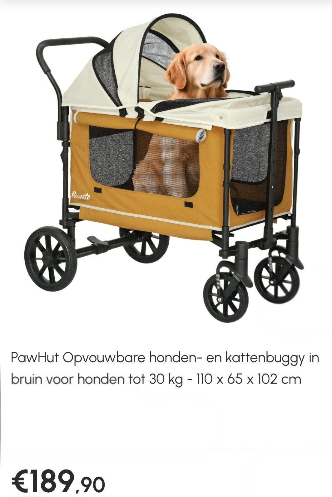 honden / katten buggy, Dieren en Toebehoren, Ophalen, Nieuw