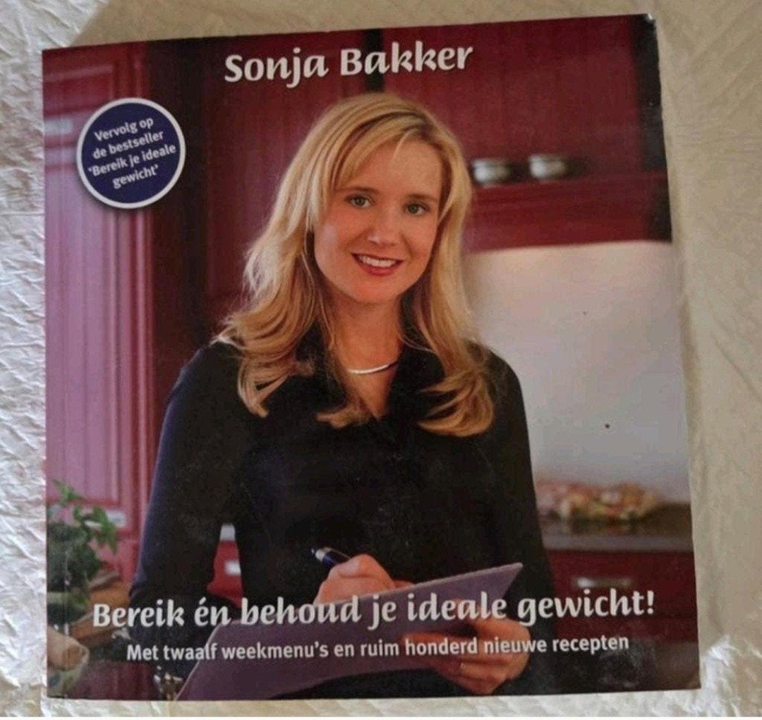 Sonja Bakker: Bereik en behaalde je ideale gewicht, Boeken, Ophalen of Verzenden, Zo goed als nieuw, Dieet en Voeding, Sonja Bakker