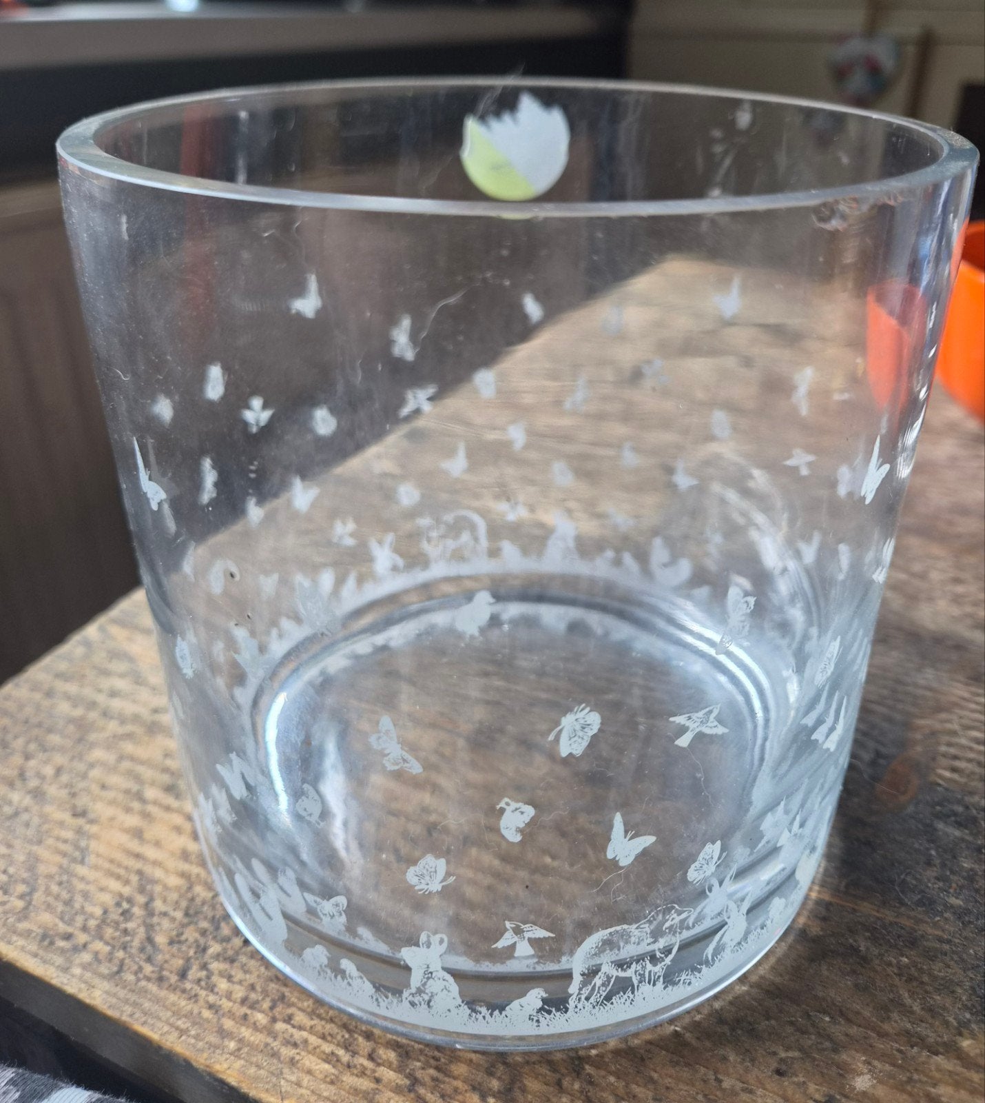 Glazen pot met dierenprint, Ophalen of Verzenden