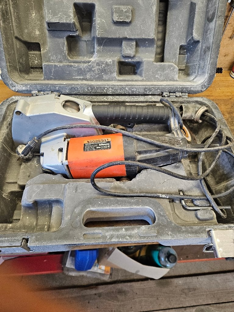 Gebruikte muurfrees in koffer, Ophalen of Verzenden, Gebruikt, 1000 watt of meer, Overige typen
